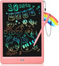 Kinder King LCD Writing Tablet for Kids, Road Trip Essentials 10 Inch Kids Drawing Pad, No Mess Coloring Books for Toddler, Travel Toys Car Airplane Activities, Birthday Gifts for 3-8 Years Old Girls Boys