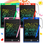 Kinder King 4 Pcs LCD Writing Tablet 8.5 Inch Doodle Board Tablet Drawing Gifts LCD Writing Board Electronic Erasable Reusable Colorful Screen Pad